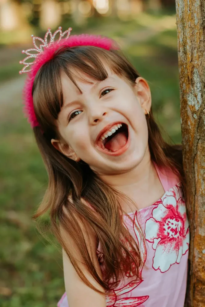 laughing girl